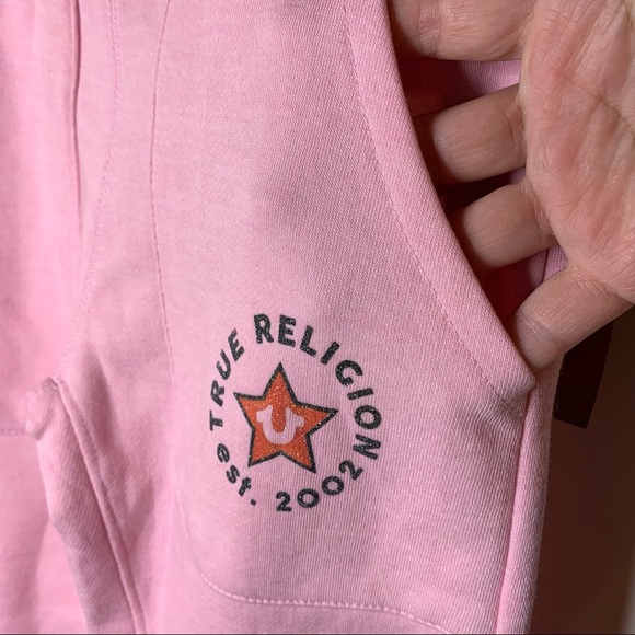NWT Girl’s True Religion Fleece Graphic Joggers - Picture 7 of 10